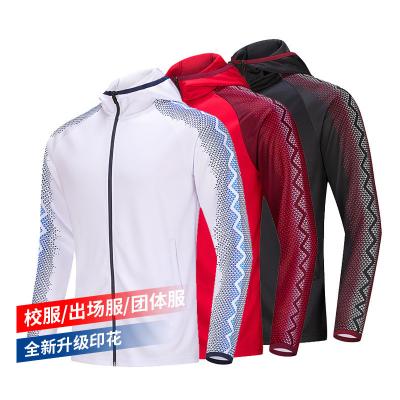 Chine Le manteau occasionnel de femmes de vêtements de sport faits sur commande de forme physique a imprimé Logo Large Size à vendre