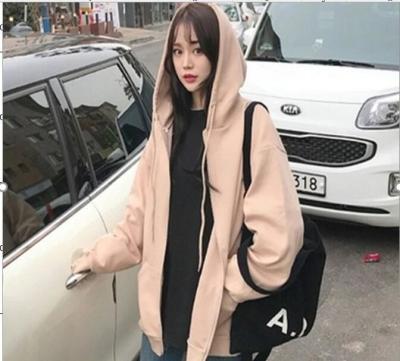 China Die Kapuzenpulli-Sweatshirts der Großhandelswinter-Frauen lösen mit Kapuze Jacken-zufälligen Pullover für weibliches Mantel Hoodie-Sweatshirt zu verkaufen