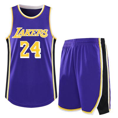 China Hot sale soft fabric basketball Uniforms Quick-drying Youth of men Basketball Uniforms for sale