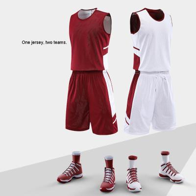 Chine Le basket-ball adapté aux besoins du client de séchage rapide vêtx le matériel de polyester à vendre