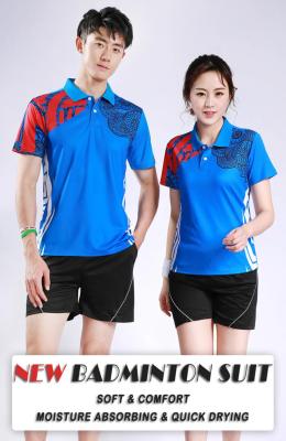 Chine Uniforme sec rapide de ping-pong de shorts de sports courts de douille de femmes d'hommes à vendre