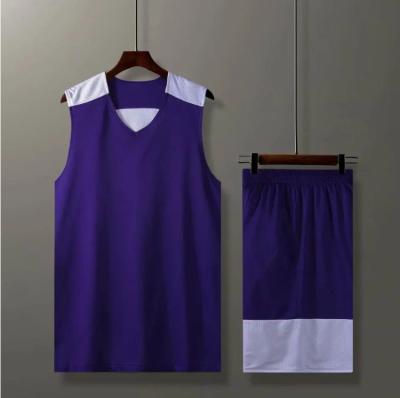 中国 High Quality Polyester Uniforms Quick-drying Basketball Jersey 販売のため