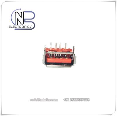 China Colorful widely used 10.0 mm Type A Female 2.0 USB connectors for electronics products pcb boards for sale