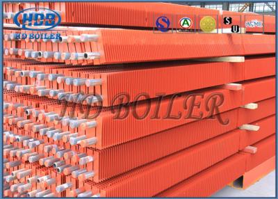 China Painted Red Boiler Fin Tube High Efficiency ASME Standard Third Party Inspection for sale