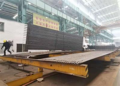 China Horizontal Boiler Water Wall Panels 76 Mm For Gas Fired Hot Water for sale