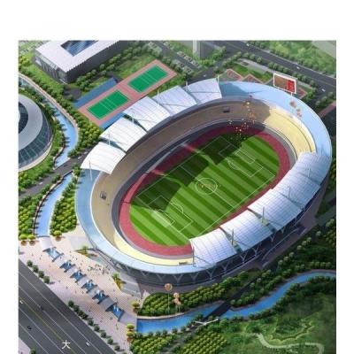 China Large Span Steel Structure Stadium Reliable Prefab Space Frame Construction for sale