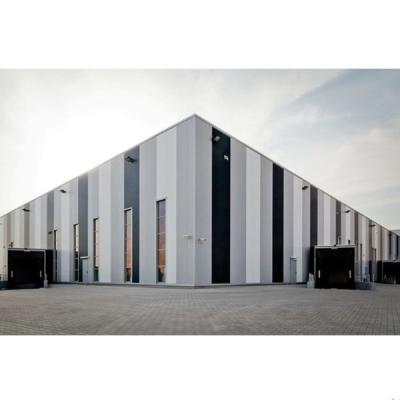 China Galvanized Wide Span Steel Buildings Punching Steel Frame Structure Q235 for sale