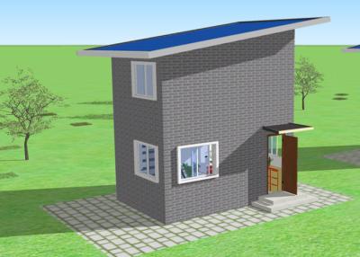 China La casa de marco de acero ligera de la estructura de acero del duplex prefabricado del chalet galvanizó en venta