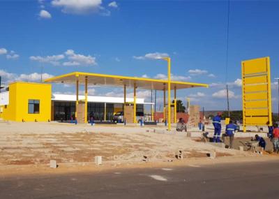China ODM Gas Station Shed Steel Frame Industrial Buildings Prefab ISO9001 for sale