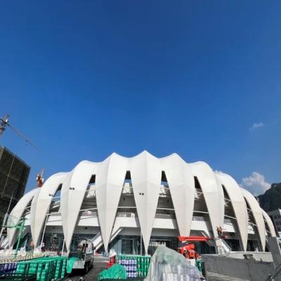 中国 再生利用できる鉄骨構造の競技場の反錆のプレハブの金属の建物の体育館 販売のため