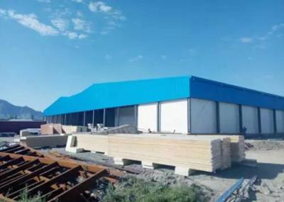 China construcción de Garege del taller de la estructura del marco de acero de la casa prefabricada del 100m*40m industrial en venta