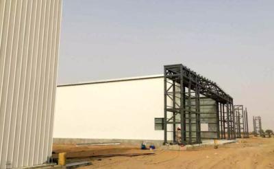 China Prefabricated Fabrication Aircraft Hangar Made Of Steel Structure Materials for sale