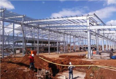 China Estructura de acero porta del marco del indicador de la construcción ligera del marco de acero Warehouse en venta