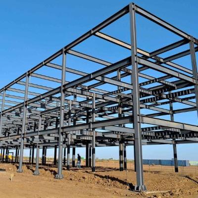 China Prefab metaal gebouw staal structuur werkplaats portaal frame structuur Te koop