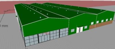 China Light Steel Structure Warehouse Customized For Agricultural Application for sale