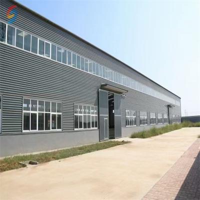 China Hot Rolled/Welded H-Section Steel Commercial Steel Frame Building for workshop for sale