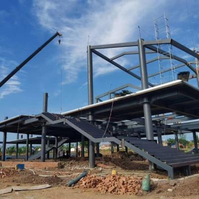 China Steel Frame Construction Prefab Metal Building Steel Structure Shed for sale