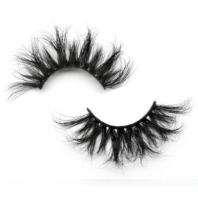 China Realistic 3D Natural Wispy Lashes 25mm Natural Looking Fake Eyelashes for sale