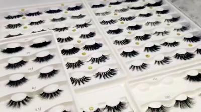 China Multi Layered 30mm Natural False Eyelashes Faux Mink Lashes For Small Eyes for sale