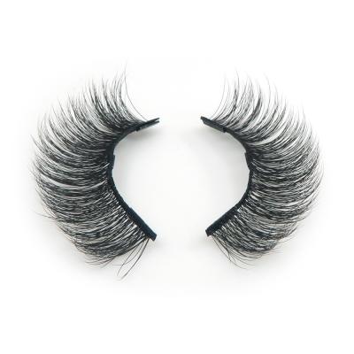 China ODM Black Natural False Eyelashes Magnetic Lashes With Eyeliner for sale