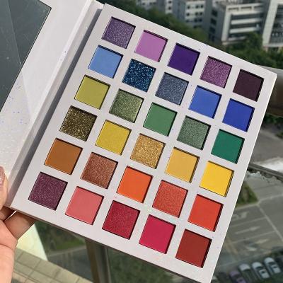 China Matte Diamond Glitter 340g Multi Color Eyeshadow Looks For Blue Eyes for sale