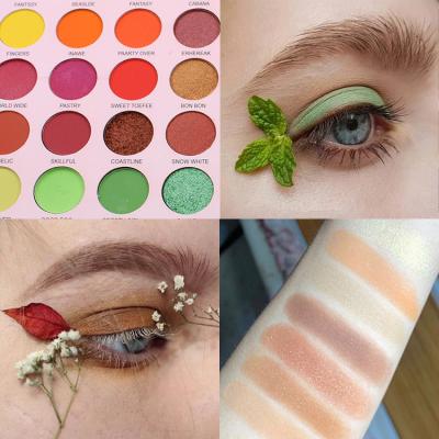 China 80 colores rielan para brillar prenda impermeable mineral pigmentada de la sombra de ojos en venta