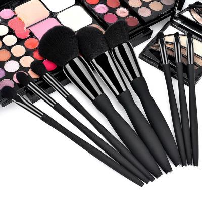 China 9pcs Pro Vegan Synthetic Travel Makeup Brushes Set Private Label With Belt Bag for sale