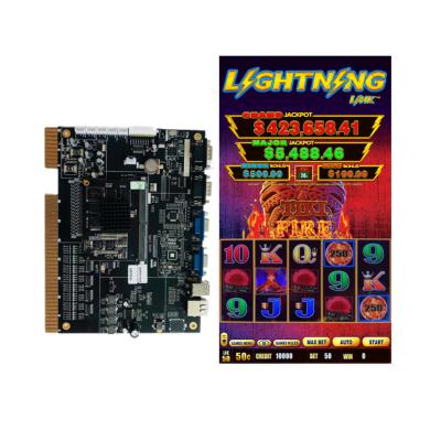 China Lightninglink Slot Game Board Tiki Fire Slot Machine Lightning Link Gambling Game Board For Casino Slot Machine for sale