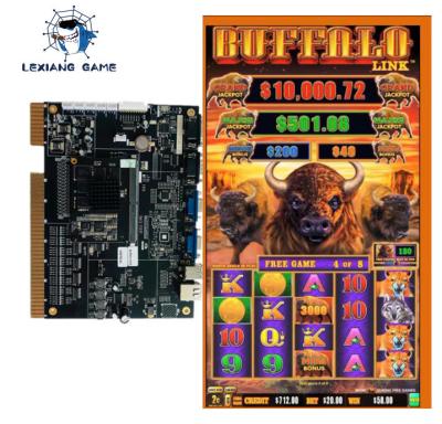 Chine Kits multi de panneau de jeu de fente de foudre de lien de série de Buffalo de jeu de casino vertical de machine à vendre