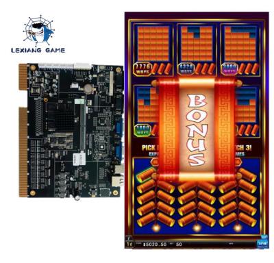China Placa de jogo final do jogo da habilidade do slot machine do jackpot de Sun Dragon-2 para o casino à venda