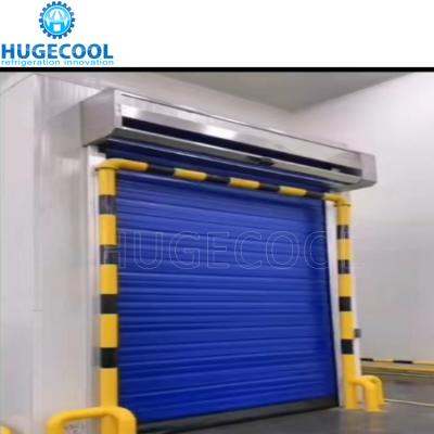 China Aluminium Automatic High Speed Rapid Roll Up Door Car Wash Pvc High Speed Door for sale