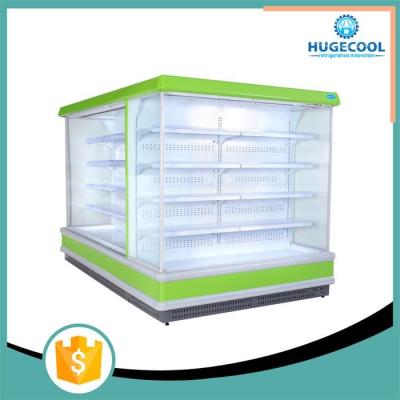 Китай Размораживать энергосберегающего холодильника дисплея Мултидек автоматический для держать свежий продается