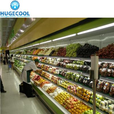 China O supermercado Multideck refrigerou a capacidade personalizada do armário de exposição à venda