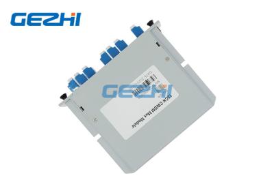China 12CH MUX Fiber CWDM Module Low PDL LC UPC Connector Plastic Cassette for sale