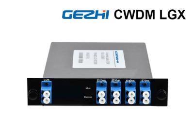 China LGX Cassette Optical Multiplexer And Demultiplexer 1510 - 1570nm Wavelength for sale