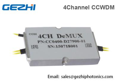 China Mini Module 4 Channel CWDM Mux Compact CWDM 1270 - 1610nm For PON Networks for sale
