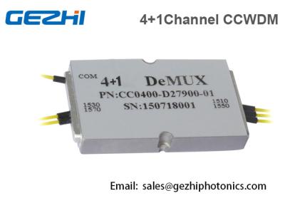China 4+1 módulo do estojo compacto CWDM Demux do espaço livre dos canais com porto da elevação à venda