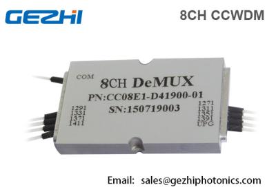 China Compact Optical Multiplexer 8 Channel Mini Small CWDM Mux Demux Module for sale