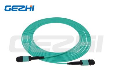Chine 0.5/1/2/3m ou câble adapté aux besoins du client de correction de MPO, MPO raccordent les connexions à haute densité du câble OM3 à vendre