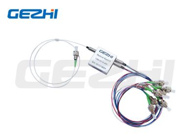China Singlemode 1xx8t Mechanical Optical Switch LC/UPC connector optical switch for sale