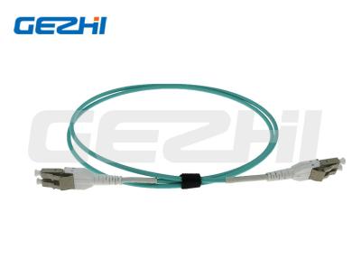 China LC OM3 MPO Fibra Óptica Cordão de Parche PVC / LSZH Jaqueta para Telecomunicações / Data Center fibra ótica cordão de parche à venda