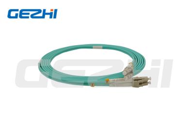 China LC OM3 MPO Fiber Optic Patch Cord 24 Core MPO Connector For Data Center for sale