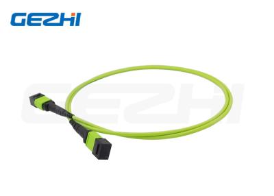 China OM5 MPO Patch-Kabel für FTTX / Rechenzentrum / Optisches System zu verkaufen