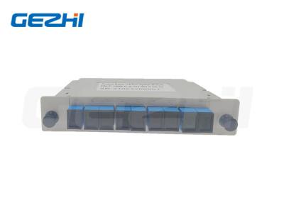 China 1260nm 1650nm 1x8 1x16 PLC Splitter LGX Box Cassette Card Inserting for sale
