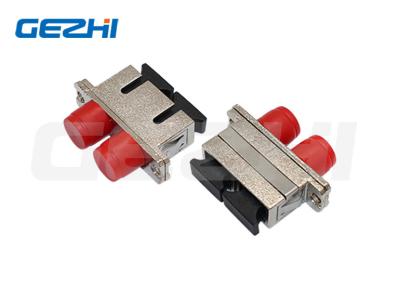 China Hybrid Duplex Fiber Optic Adapter Sc - Fc Fc - Sc Metal Low Insertion Loss for sale