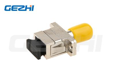 China Híbrido SC St Matel Adaptador de cable de fibra óptica Simplex de un solo modo en venta