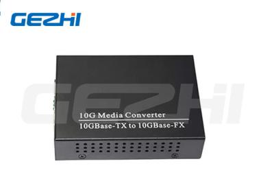 China Convertidor de medios de fibra Rj45 de cobre a 10gbase-X Sfp+ Fcc para Ethernet en venta