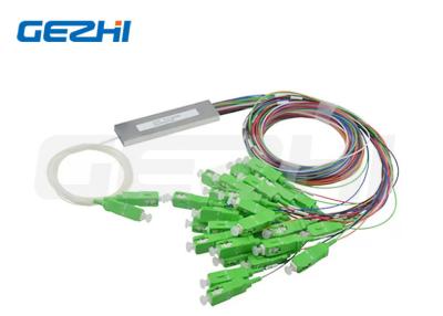 Chine Mini coupleur 2 x 8 SC / APC Splitter à fibre optique WDM 1.5M pour boîte FTTH à vendre