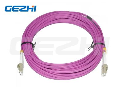 China PVC Material Fiber Optic Patch Cord 10 Meter Length LC DX MM 2.0 Diameter For CATV for sale