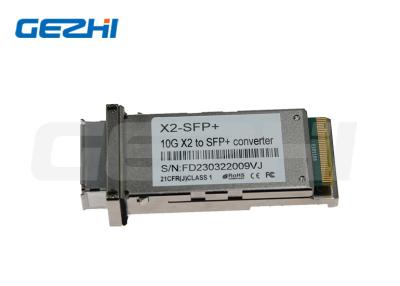 Cina X2-SFP 10G X2 a SFP + Converter X2 Modulo ottico 300m-80km Distanza 2 Watt in vendita